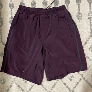 Lululemon pacebreaker shorts, maroon